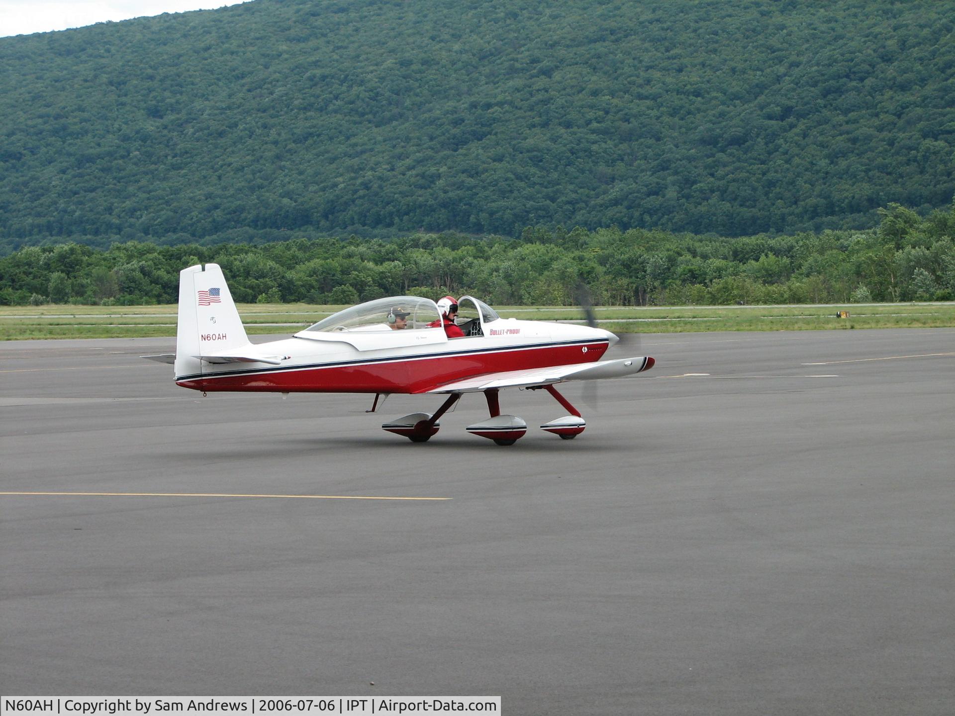 N60AH, 2003 Vans RV-8A C/N 80386, taxiing out