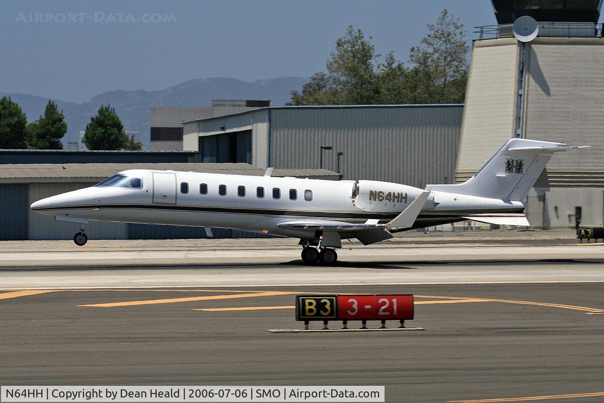 N64HH, 2000 Learjet 45 C/N 45-087, 2000 Bombardier Learjet 45 N64HH from Metropolitan Oakland Int'l (KOAK) landing on RWY 21.