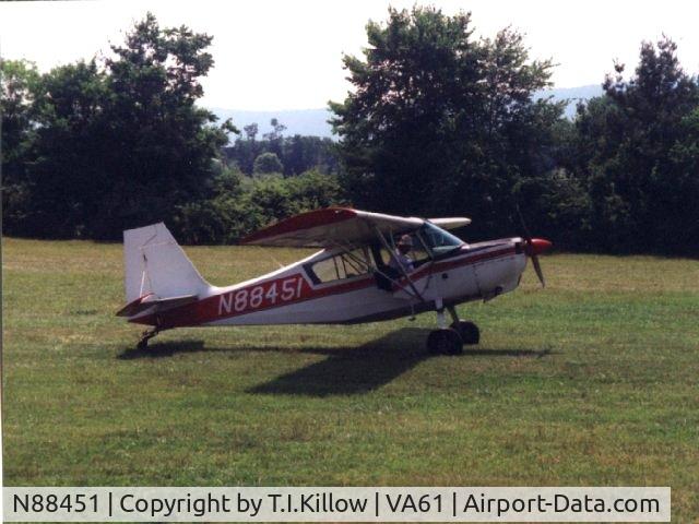 N88451, 1975 Bellanca 8GCBC C/N 131-75, Taken at Scott Airpark Virginia in 1995