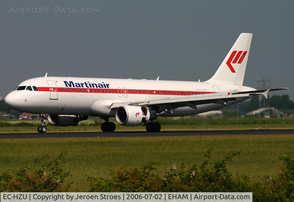EC-HZU, 2001 Airbus A320-214 C/N 1578, wet lease for the summer time
