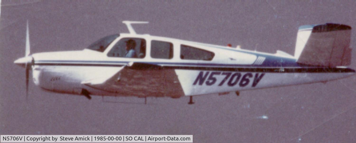 N5706V, 1966 Beech V35 Bonanza C/N D-8093, 1985 Flown by Dave