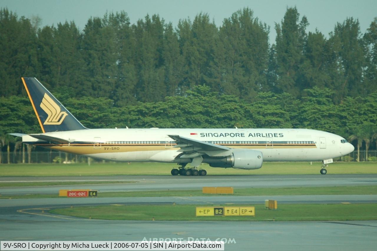 9V-SRO, 2003 Boeing 777-212/ER C/N 32321, Full throttle for the take-off run
