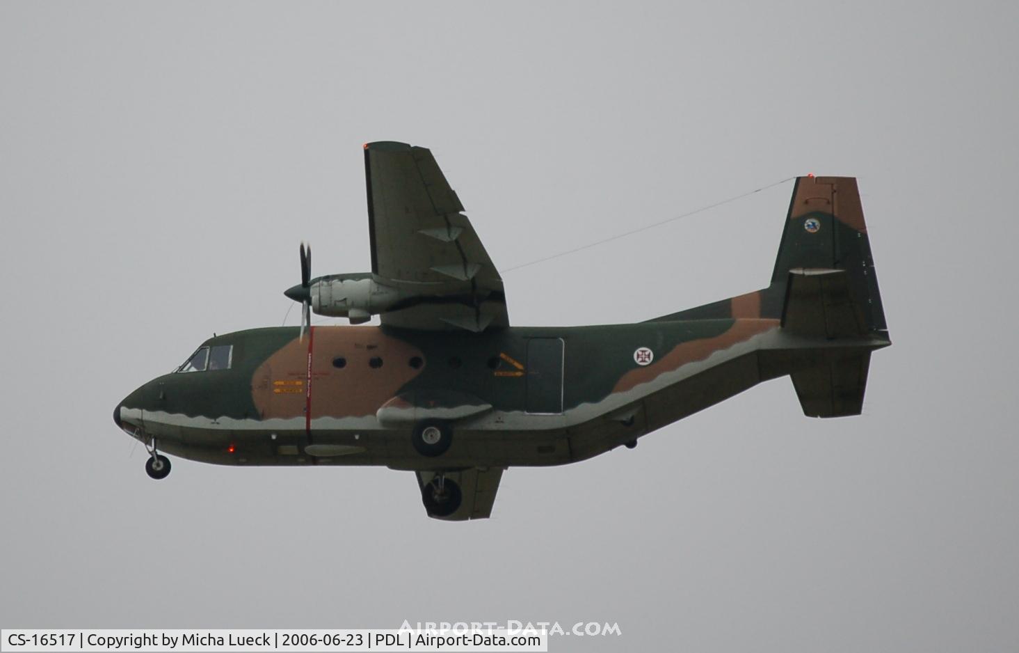 CS-16517, 1976 CASA C-212-100 Aviocar C/N 49, Casa Nurtanio 100 of the Portuguese Air Force, taking off from Ponta Delgada on the Azores