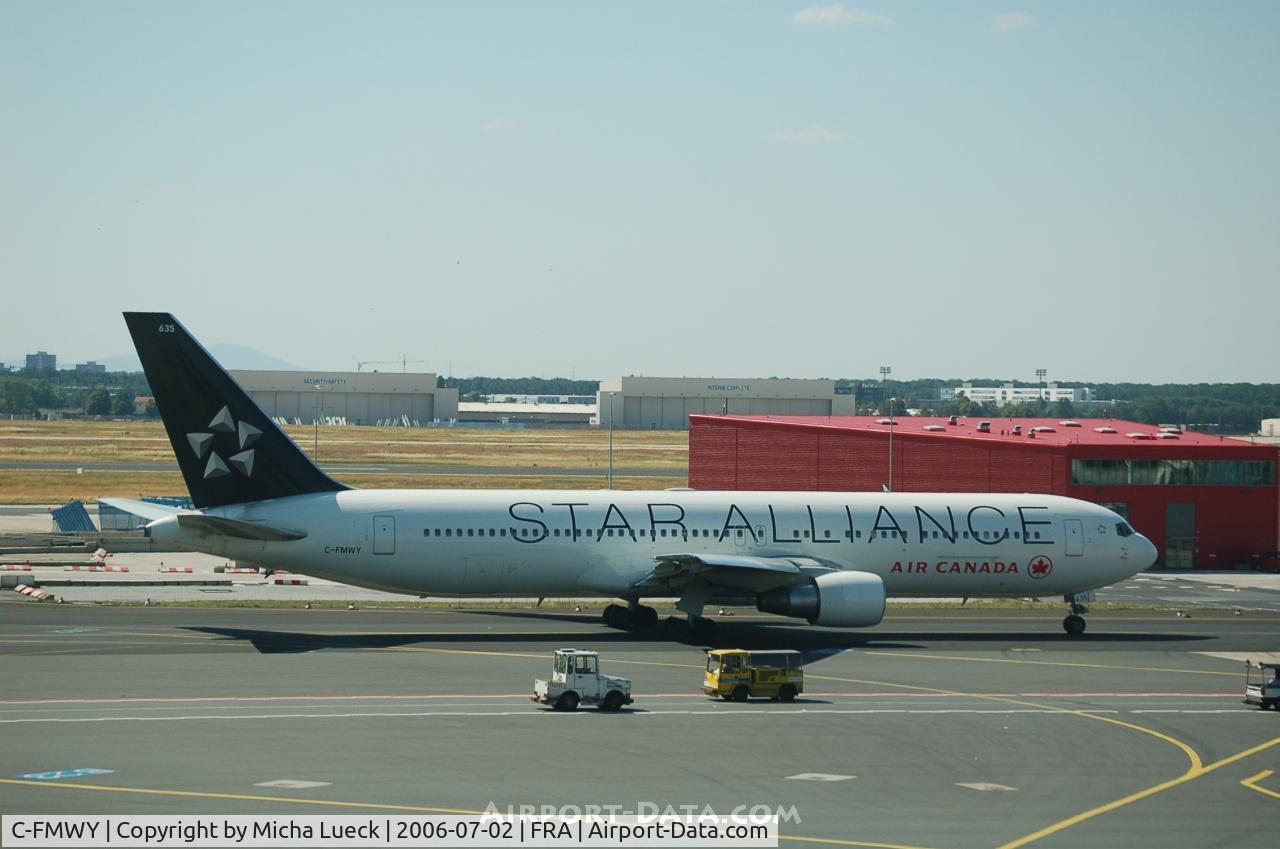 C-FMWY, 1996 Boeing 767-333 C/N 25587, Air Canada's B767 in Star Alliance colours