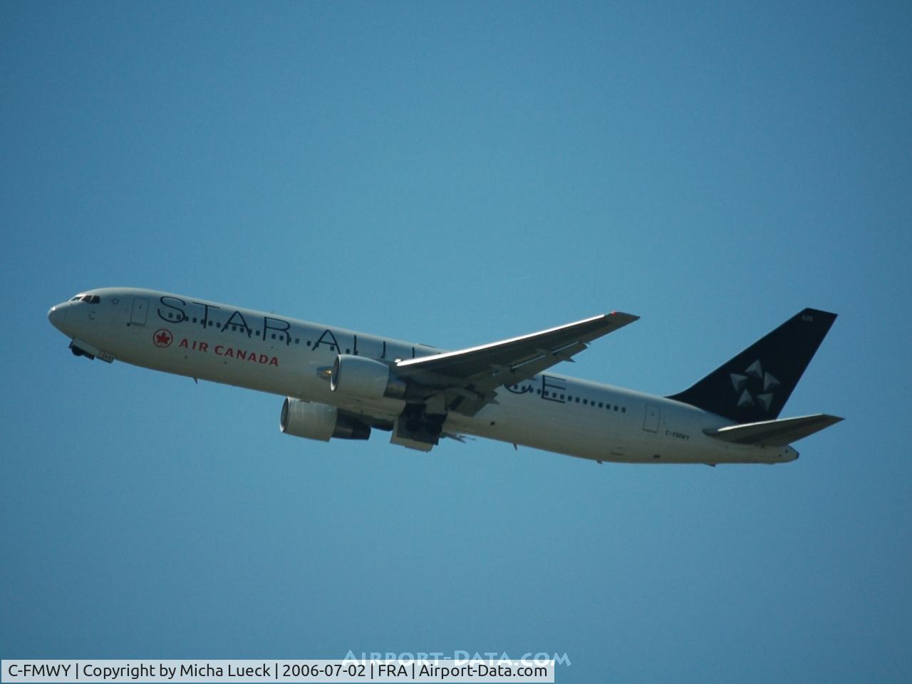 C-FMWY, 1996 Boeing 767-333 C/N 25587, Air Canada's B767 in Star Alliance colours