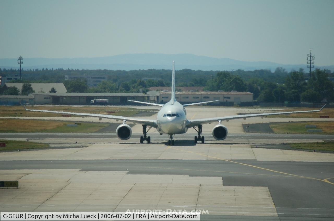 C-GFUR, 2000 Airbus A330-343 C/N 344, Air Canada's A330 in the new livery
