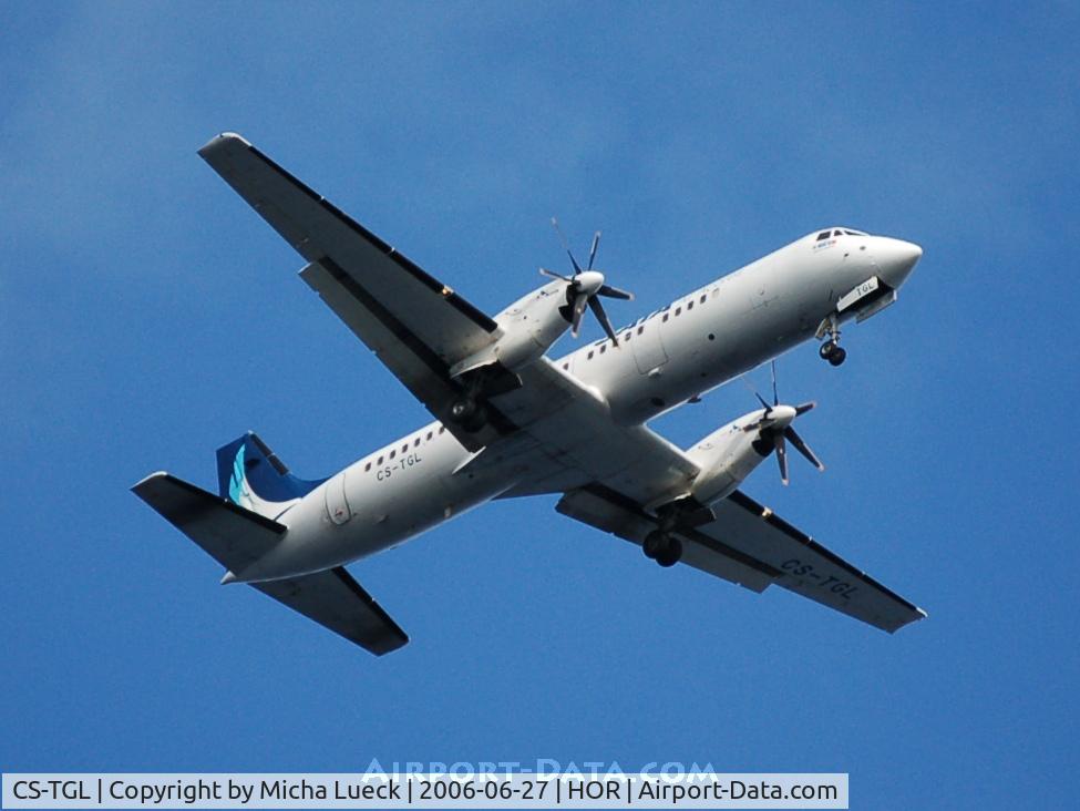 CS-TGL, 1989 British Aerospace ATP C/N 2019, On approach to Horta/Azores