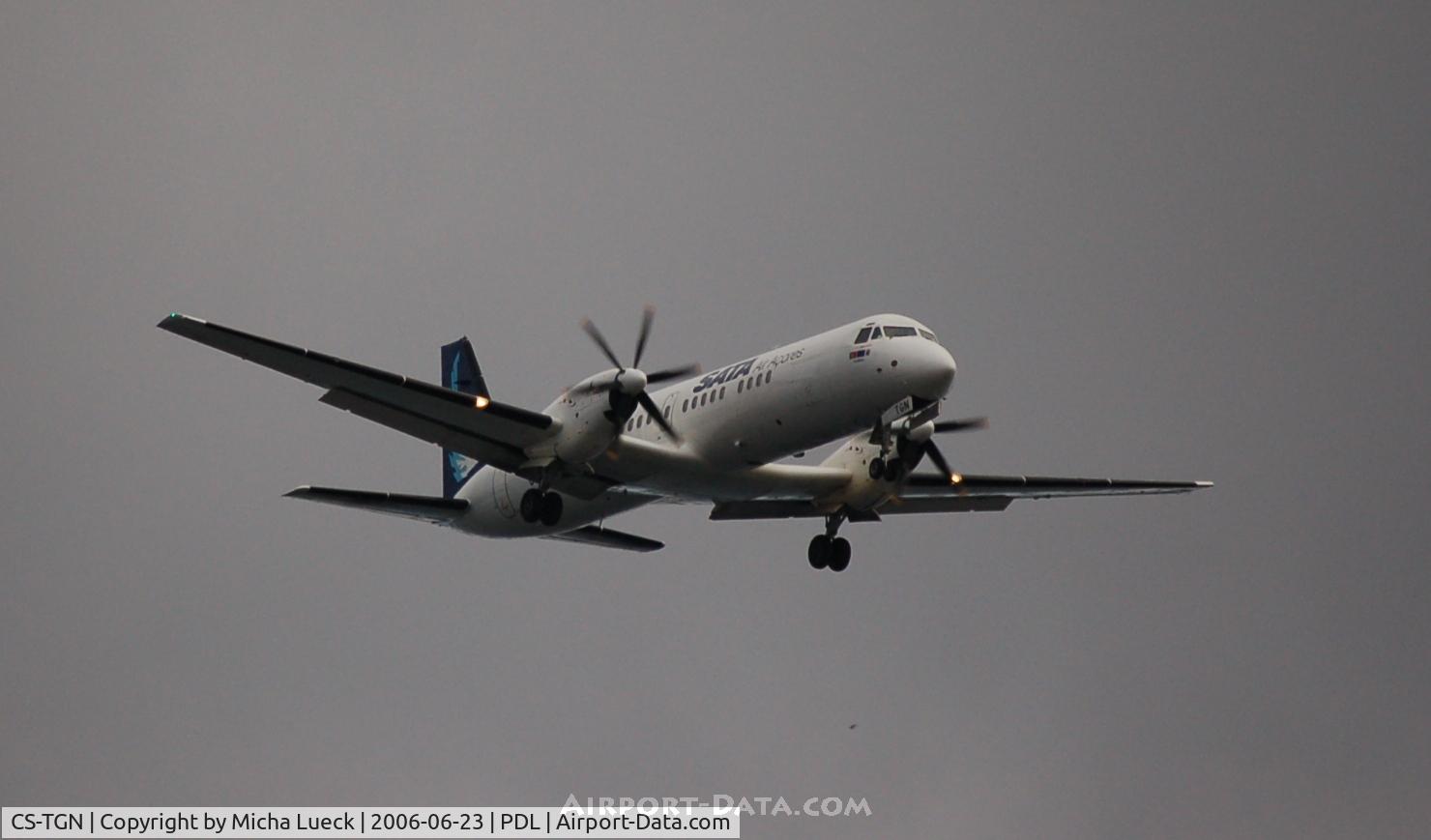 CS-TGN, 1990 British Aerospace ATP C/N 2031, On approach to Ponta Delgada/Azores