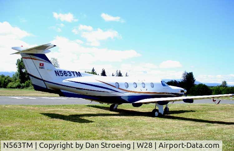 N563TM, 2004 Pilatus PC-12/45 C/N 563, Sequim Valley Airport, Sequim Washington