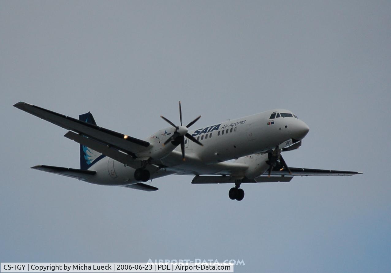 CS-TGY, 1992 British Aerospace ATP C/N 2049, On finals at Ponta Delgada/Azores