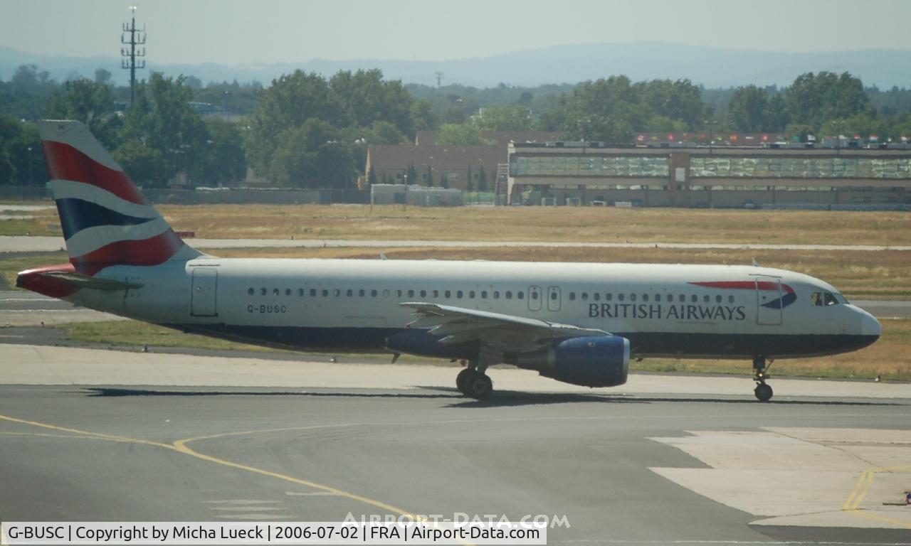 G-BUSC, 1987 Airbus A320-111 C/N 008, At Frankfurt
