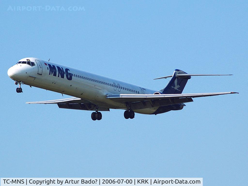 TC-MNS, 1982 McDonnell Douglas MD-82 (DC-9-82) C/N 48098, MNG