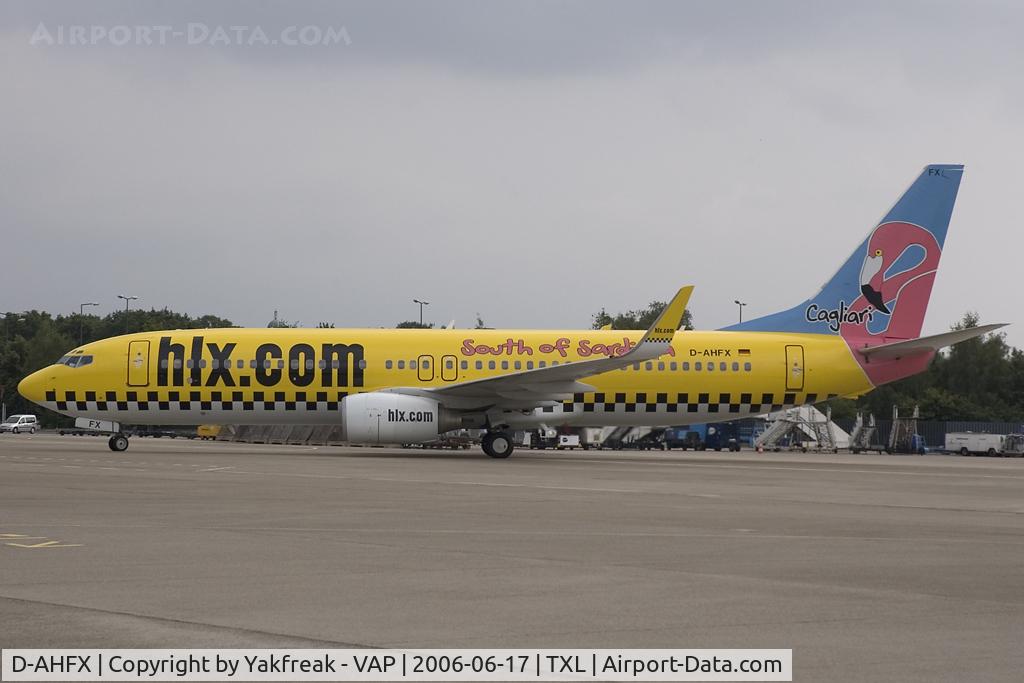D-AHFX, 2001 Boeing 737-8K5 C/N 30416, Hapag Lloyd Express Boeing 737-800 in special colors
