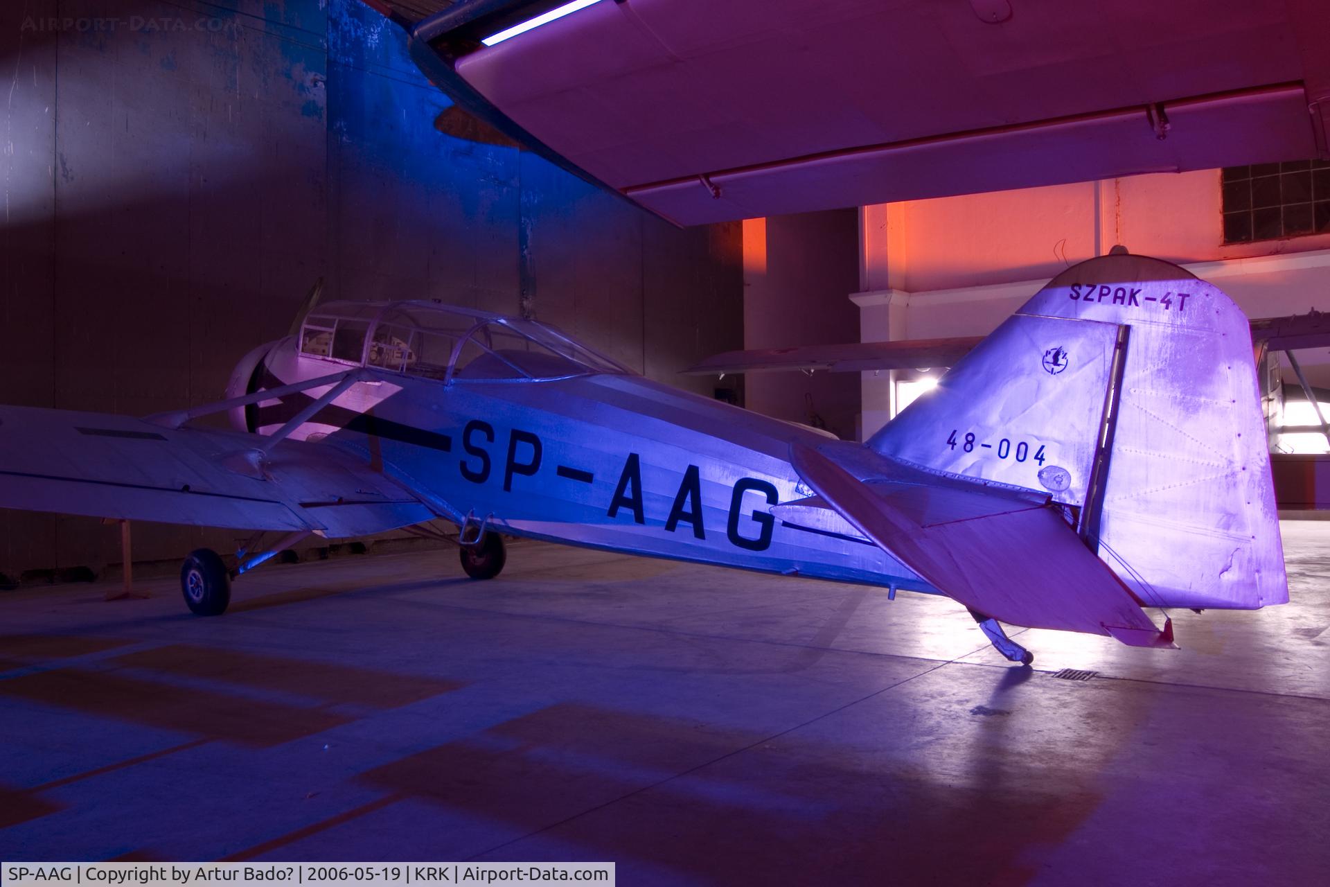 SP-AAG, 1948 LWD Szpak-4T C/N 48-004, Szpak 4T