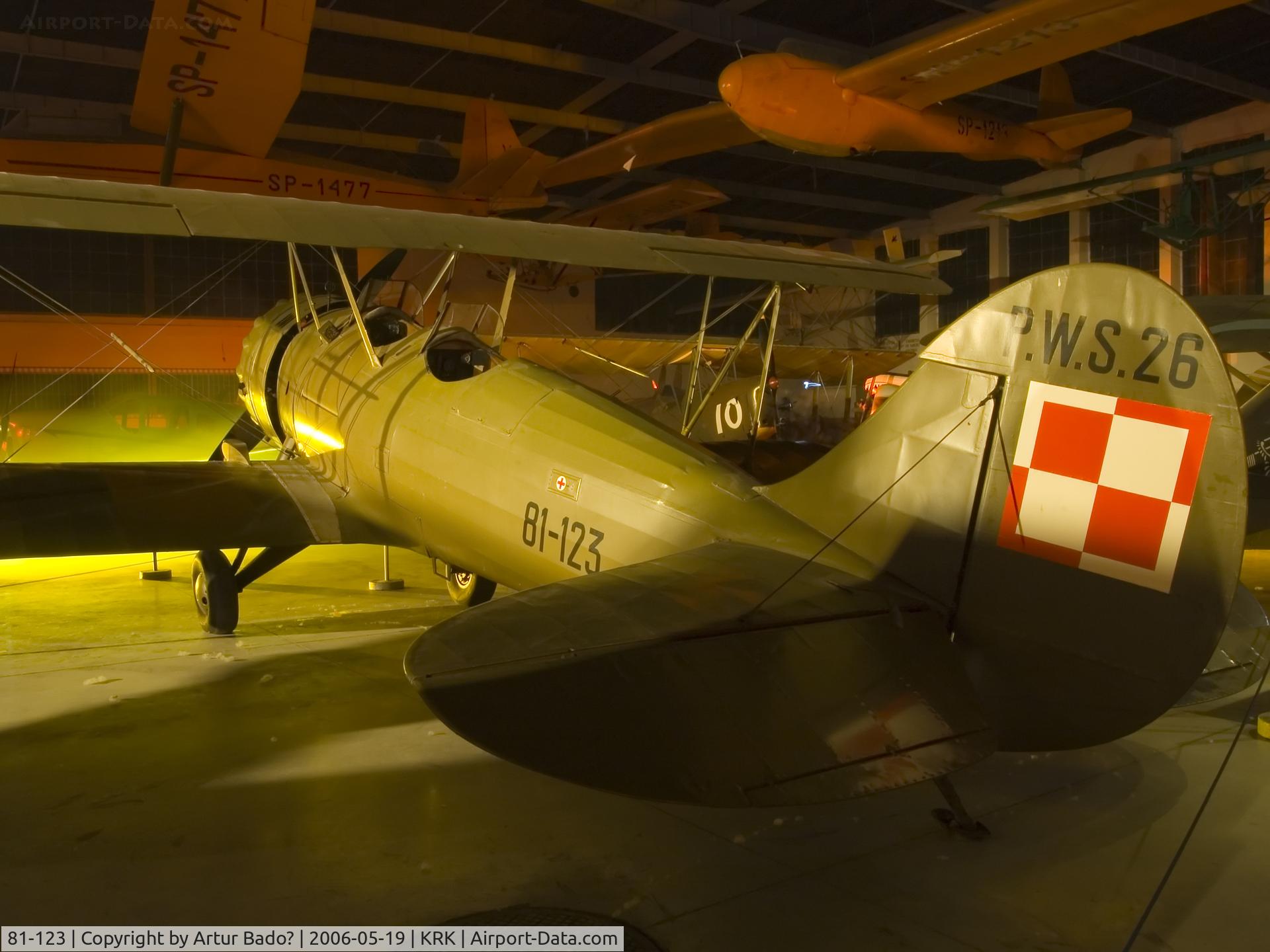 81-123, 1937 Podlanska Wytwomia Samolotow (PWS) PWS 26 C/N 81-123, PWS 26