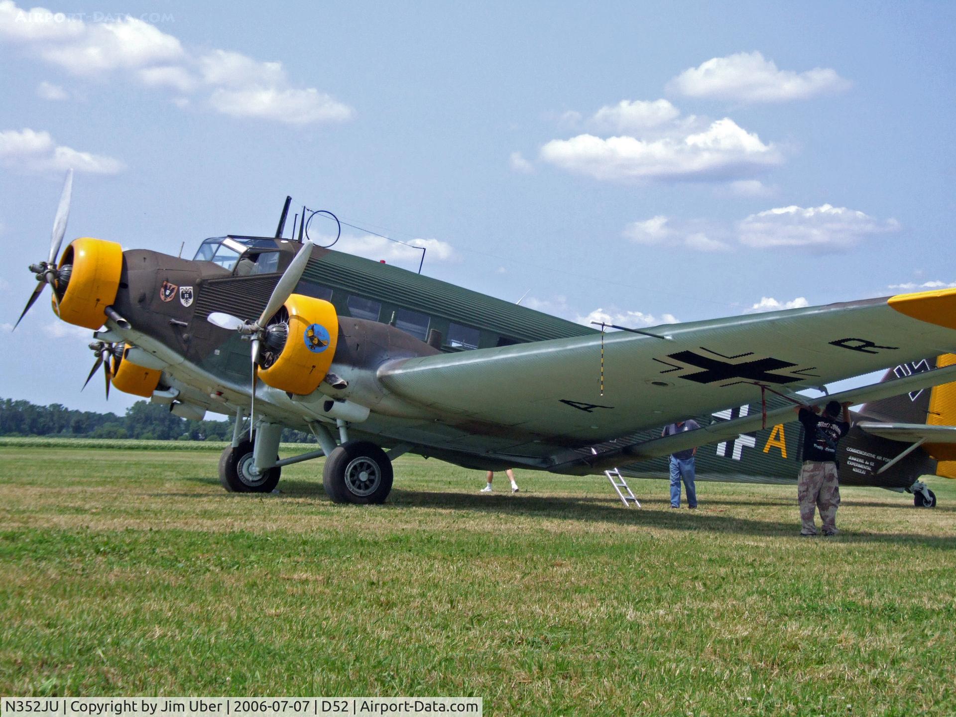 N352JU, 1941 Junkers (CASA) 352L (Ju-52) C/N 67, JU-52 at Geneseo show