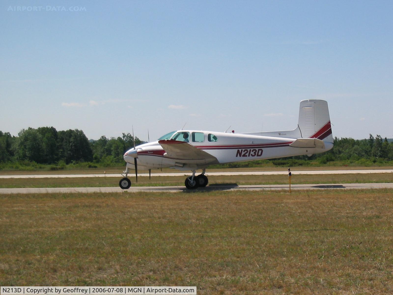 N213D, 1955 Beech C-50 Twin Bonanza C/N CH-192, Sharp
