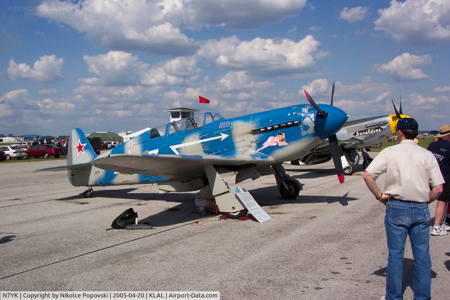 N7YK, 1996 Yakovlev Yak-11 C/N 51-24D, 2005 Sun-n-Fun (Lakeland)