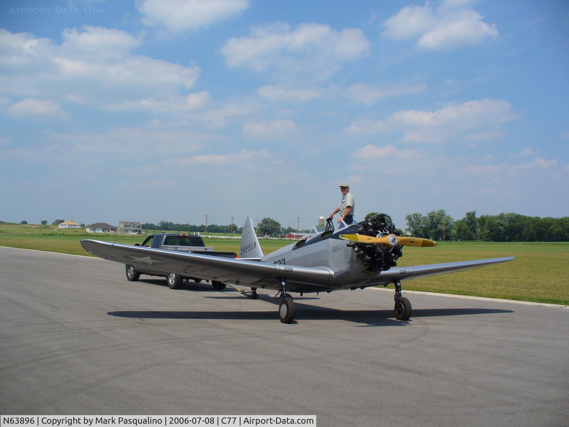 N63896, 1942 Fairchild (Howard) PT-23A Cornell (M-62C) C/N 383HO, PT-23A