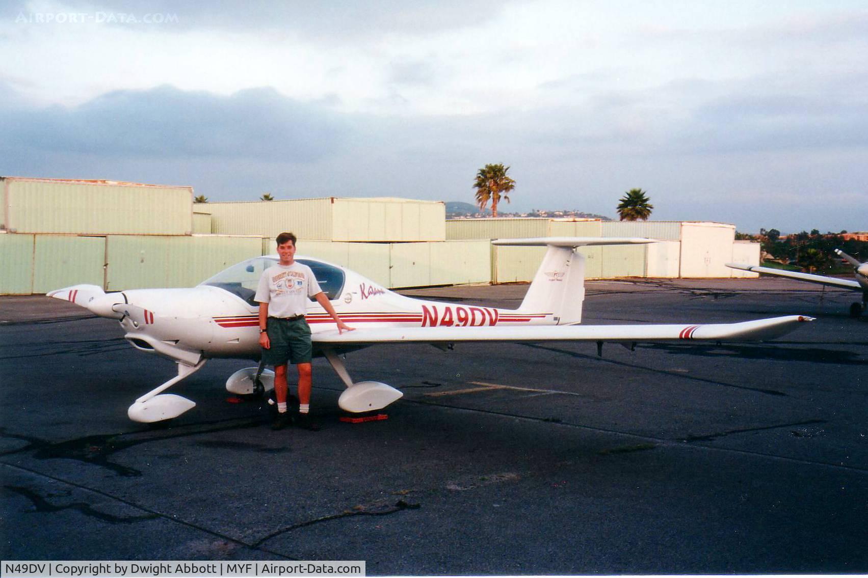 N49DV, HOAC DV-20 Katana C/N 20049, 1999 Hoac-Austria DV-20 Katana