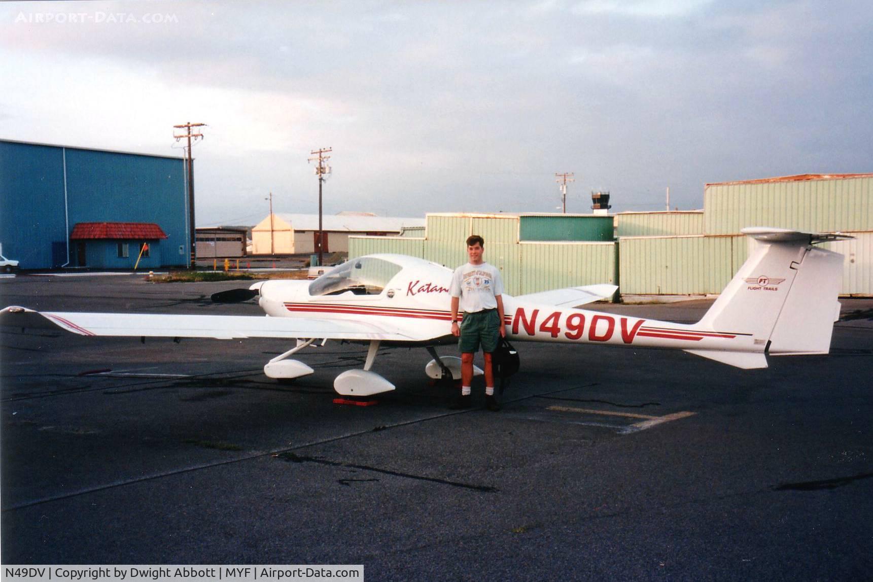N49DV, HOAC DV-20 Katana C/N 20049, 1999 Hoac-Austria DV-20 Katana