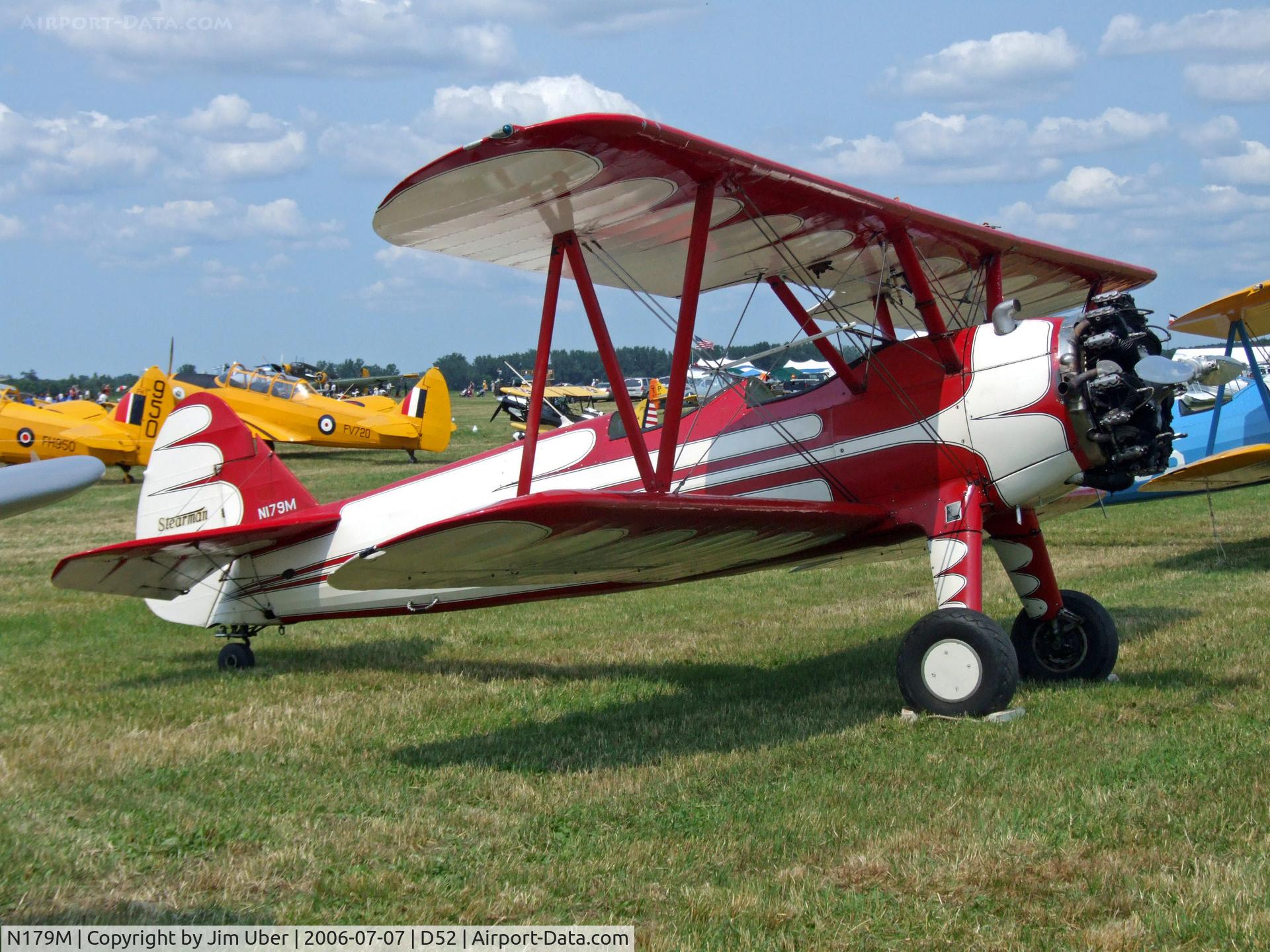 N179M, 1943 Boeing A75N1(PT17) C/N 75-4502, At the Geneseo show