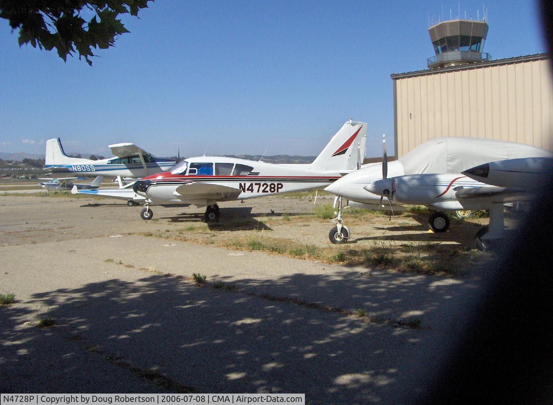 N4728P, 1960 Piper PA-23-250 Aztec C/N 27-257, 1960 Piper PA-23-250 AZTEC, two Lycoming O-540-A1D5 250 Hp each, restricted class