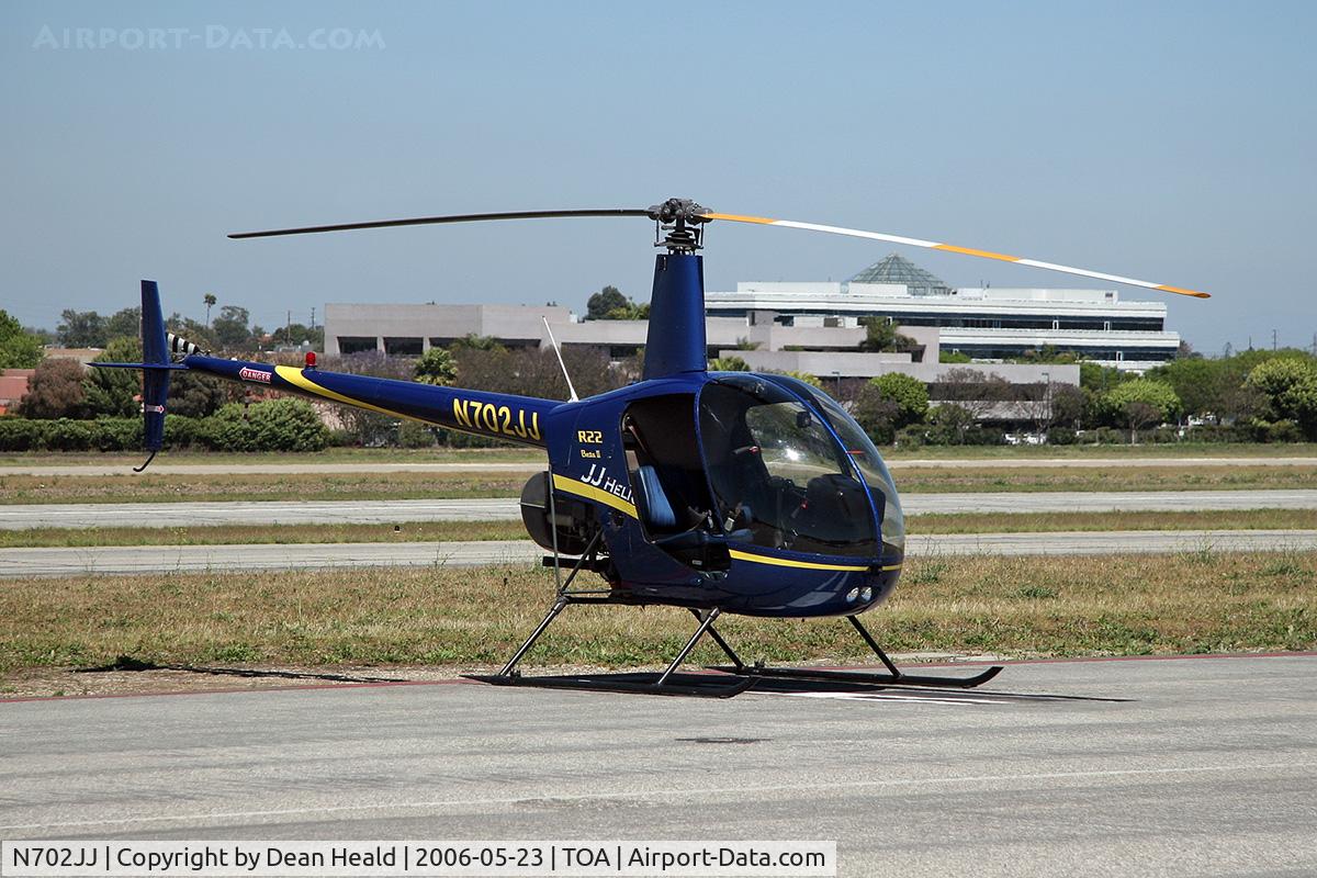 N702JJ, 2005 Robinson R22 BETA C/N 3791, Robinson R22 Beta II N702JJ at Torrance Municipal Airport (KTOA) - Torrance, California