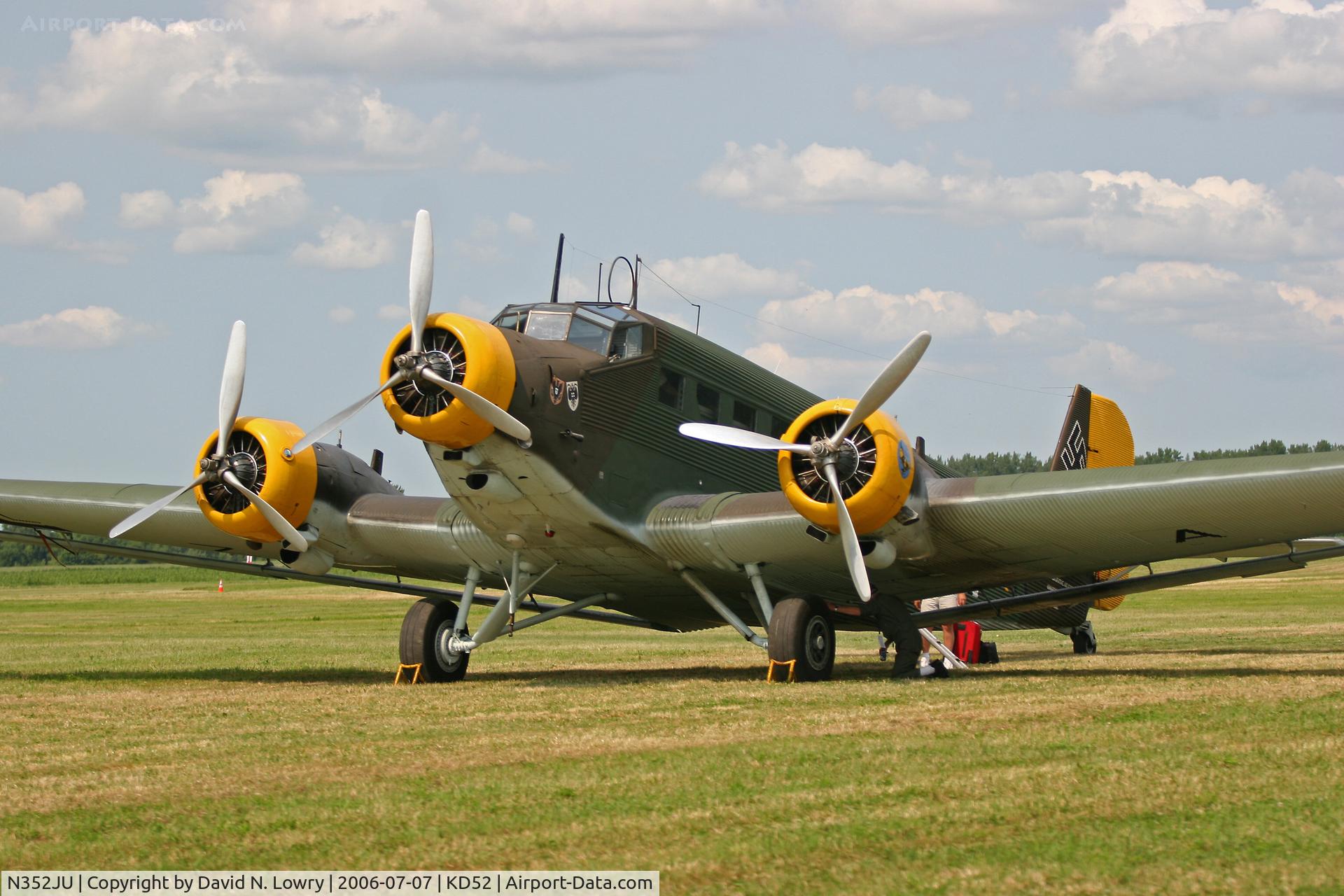 N352JU, 1941 Junkers (CASA) 352L (Ju-52) C/N 67, N352JU at KD52.
