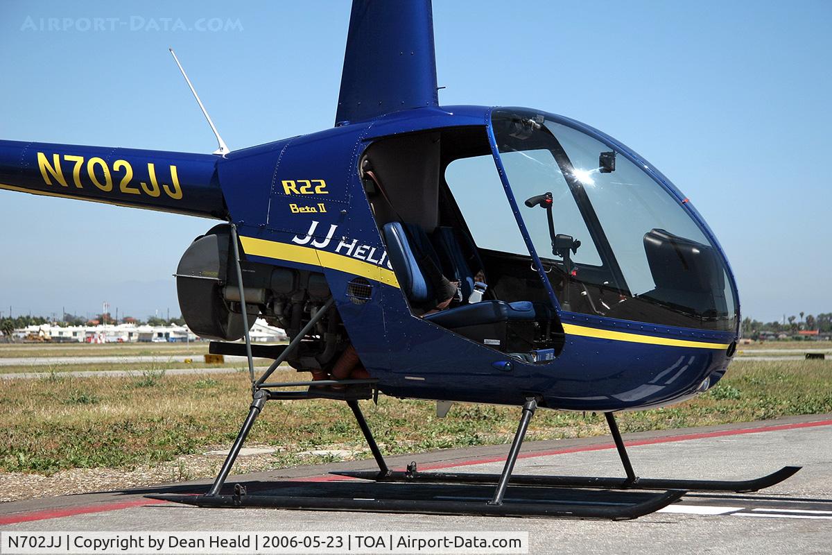 N702JJ, 2005 Robinson R22 BETA C/N 3791, Robinson R22 Beta II N702JJ at Torrance Municipal Airport (KTOA) - Torrance, California