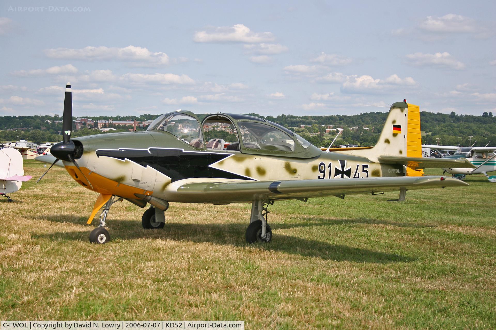 C-FWOL, 1960 Focke-Wulf FWP-149D C/N 167, C-FWOL at KD52.