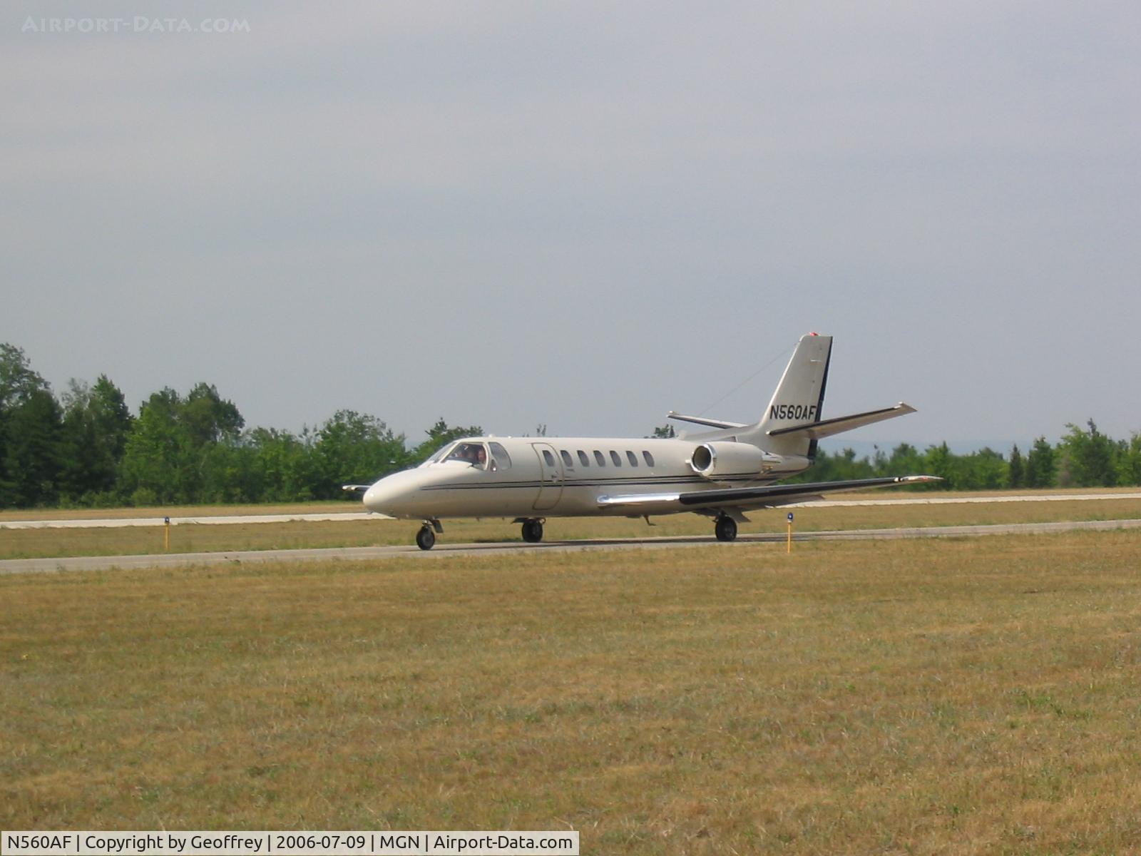 N560AF, 1990 Cessna 560 C/N 560-0100, 560