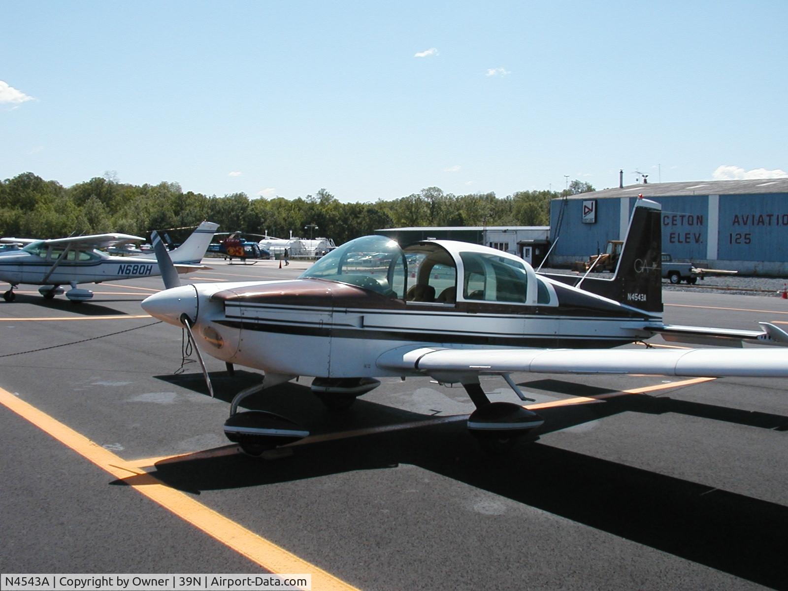 N4543A, 1979 Grumman American AA-5B Tiger C/N AA5B1302, The Princeton Tiger