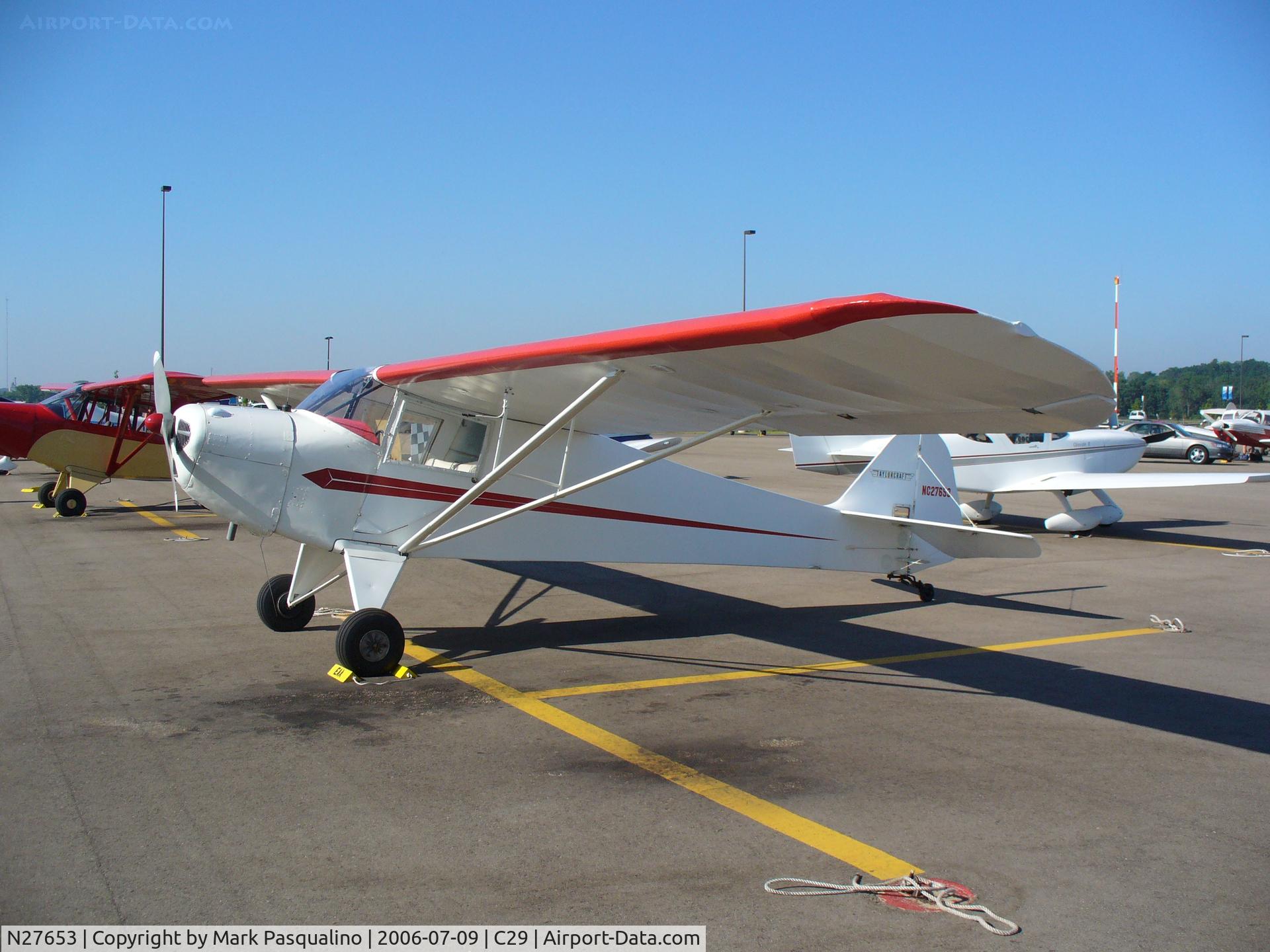 N27653, 1940 Taylorcraft BC-65 C/N 2295, Taylorcraft BC-65
