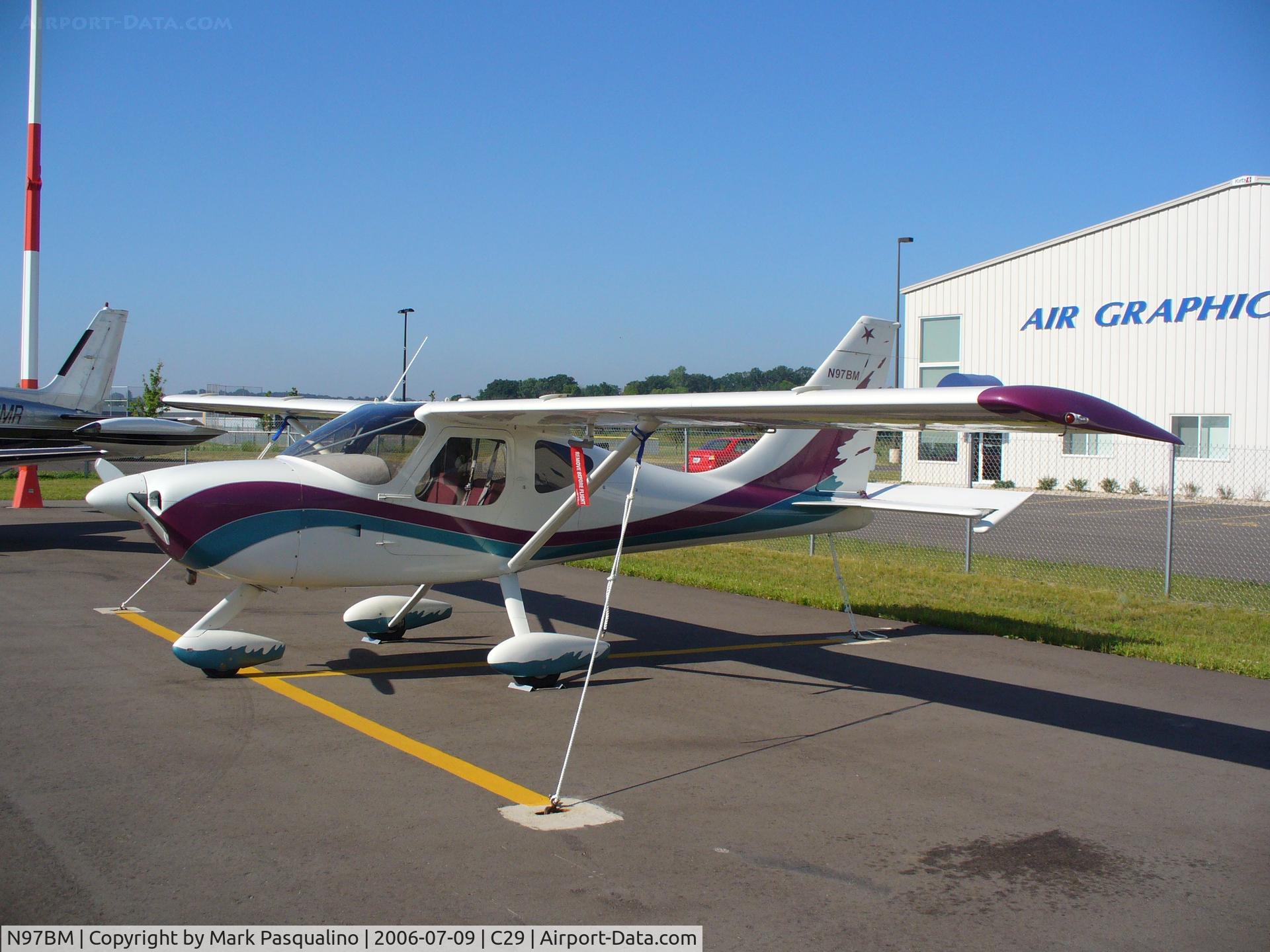 N97BM, 1997 Stoddard-Hamilton Glastar GS-1 C/N 5342, Glastar 180