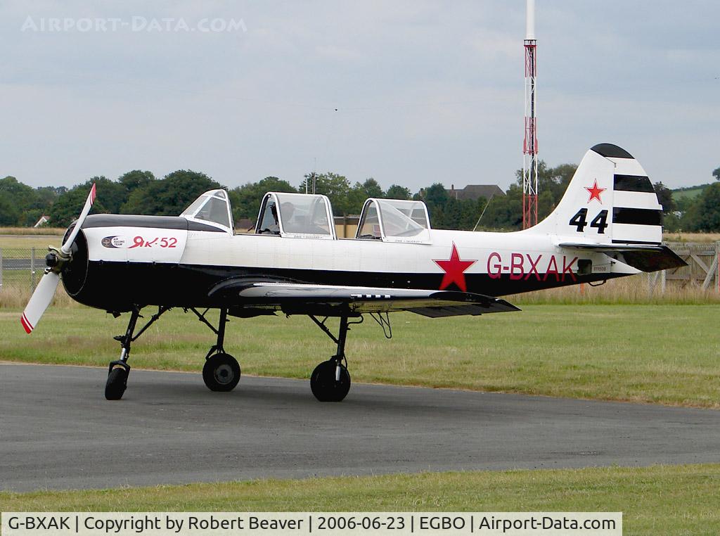 G-BXAK, 1981 Bacau Yak-52 C/N 811508, Yakolev Yak 52
