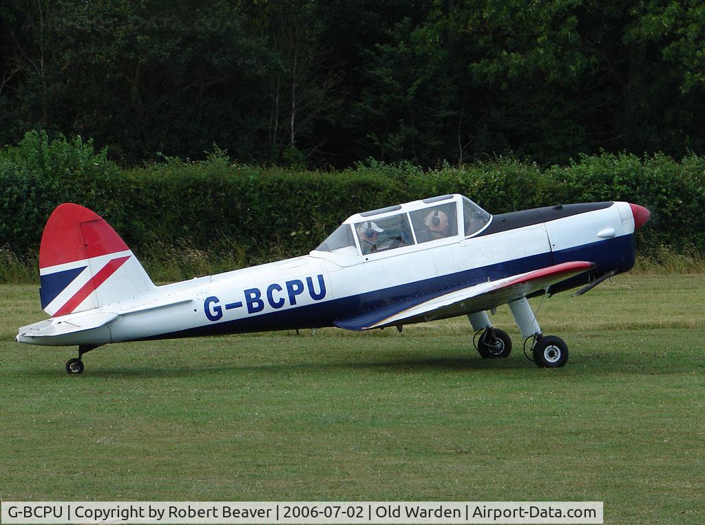 G-BCPU, 1953 De Havilland DHC-1 Chipmunk T.10 C/N C1/0839, D.H.C.1 Chipmunk 22
