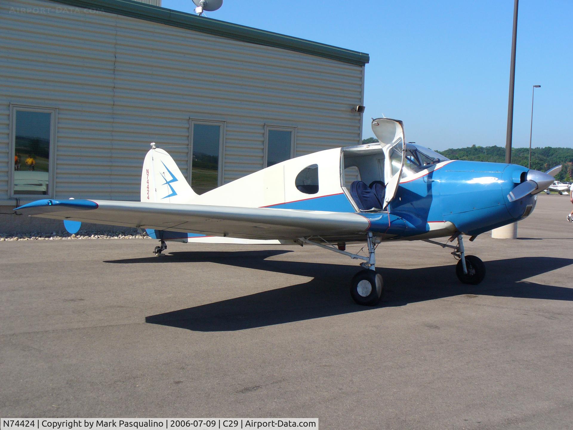 N74424, 1947 Bellanca 14-13-2 Cruisair Senior C/N 1537, Bellanca 14-13-2
