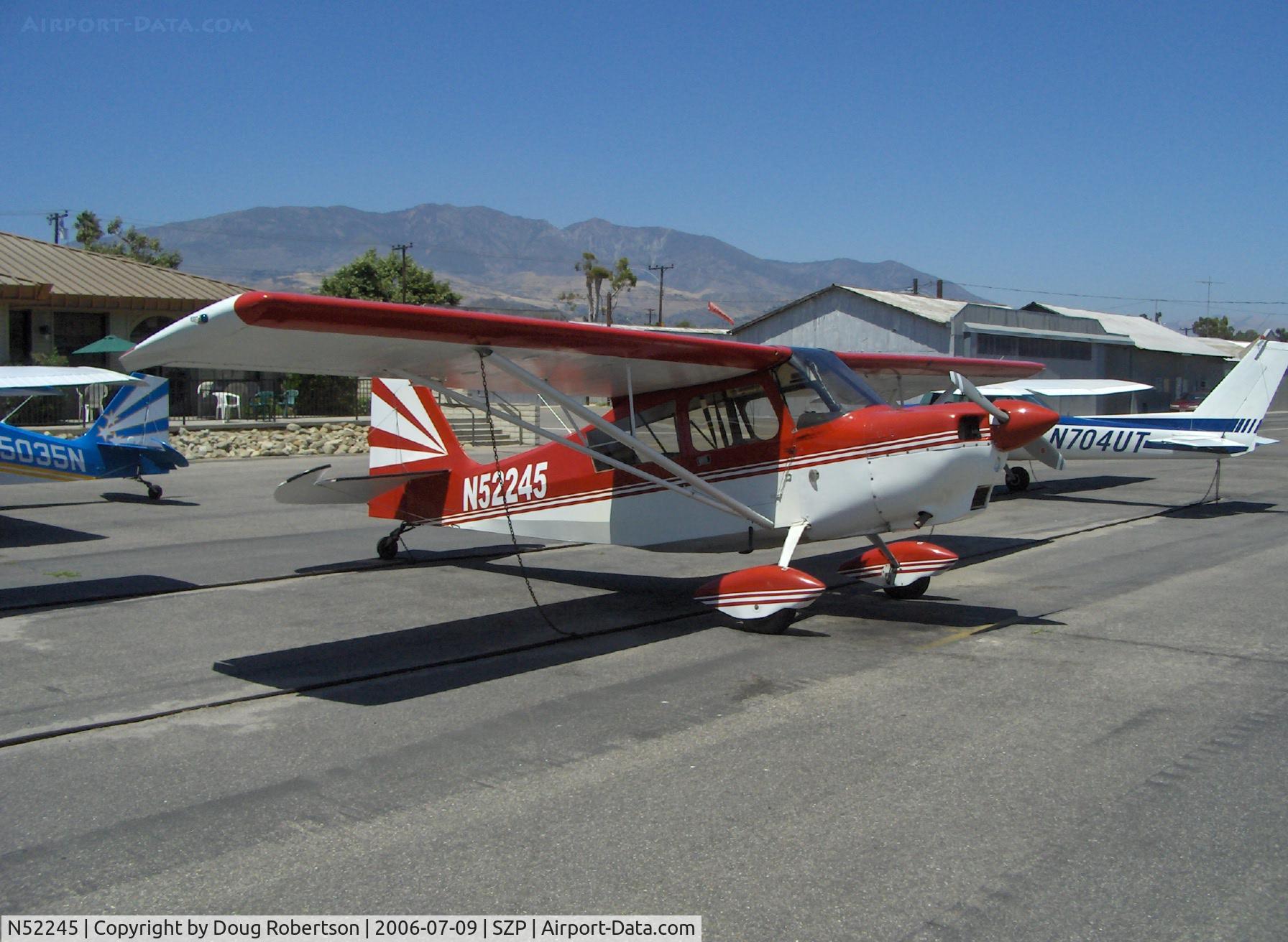N52245, 1975 Bellanca 8KCAB Decathlon C/N 164-75, 1975 Bellanca 8KCAB SUPER DECATHLON, Lycoming AEIO-360 180 Hp