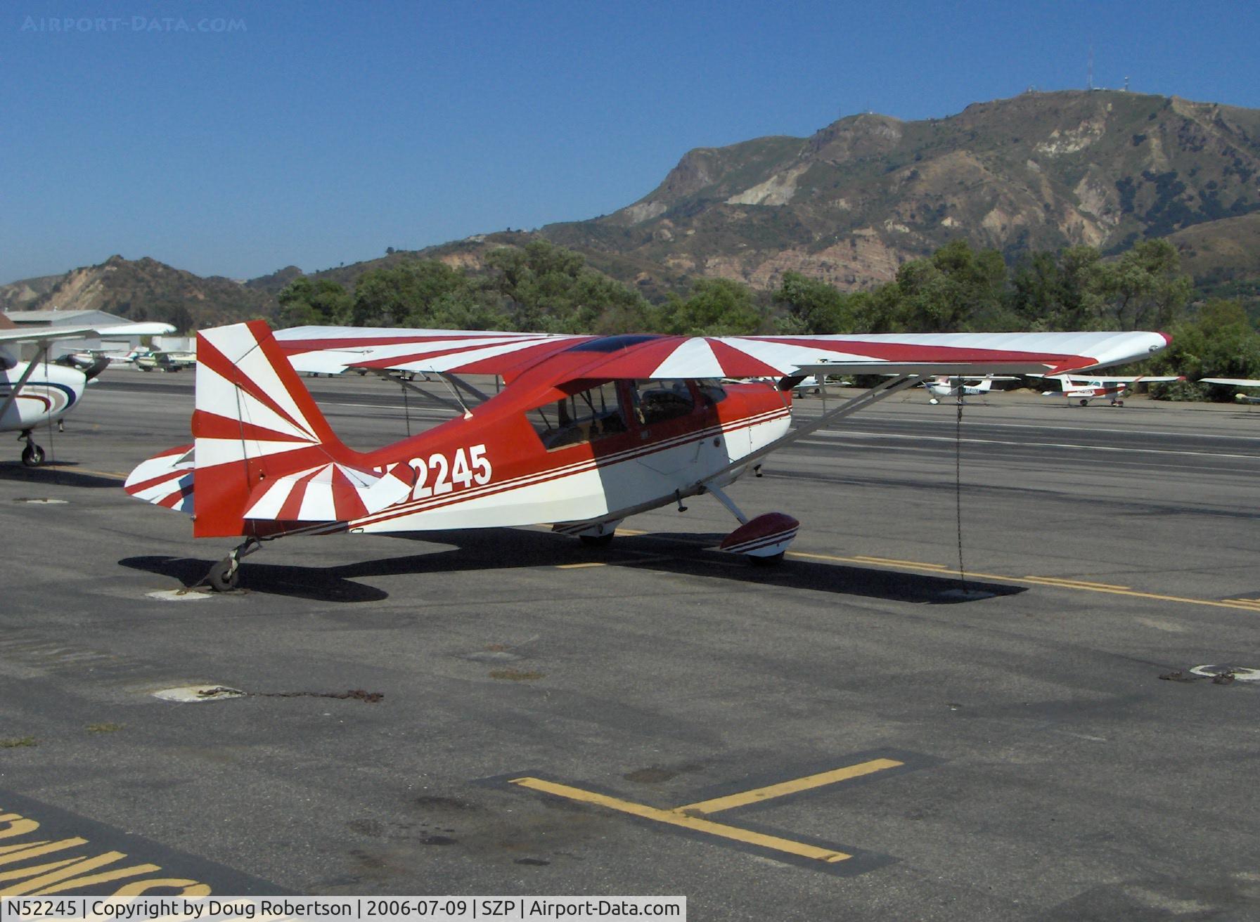 N52245, 1975 Bellanca 8KCAB Decathlon C/N 164-75, 1975 Bellanca 8KCAB SUPER DECATHLON, Lycoming AEIO-360 180 Hp