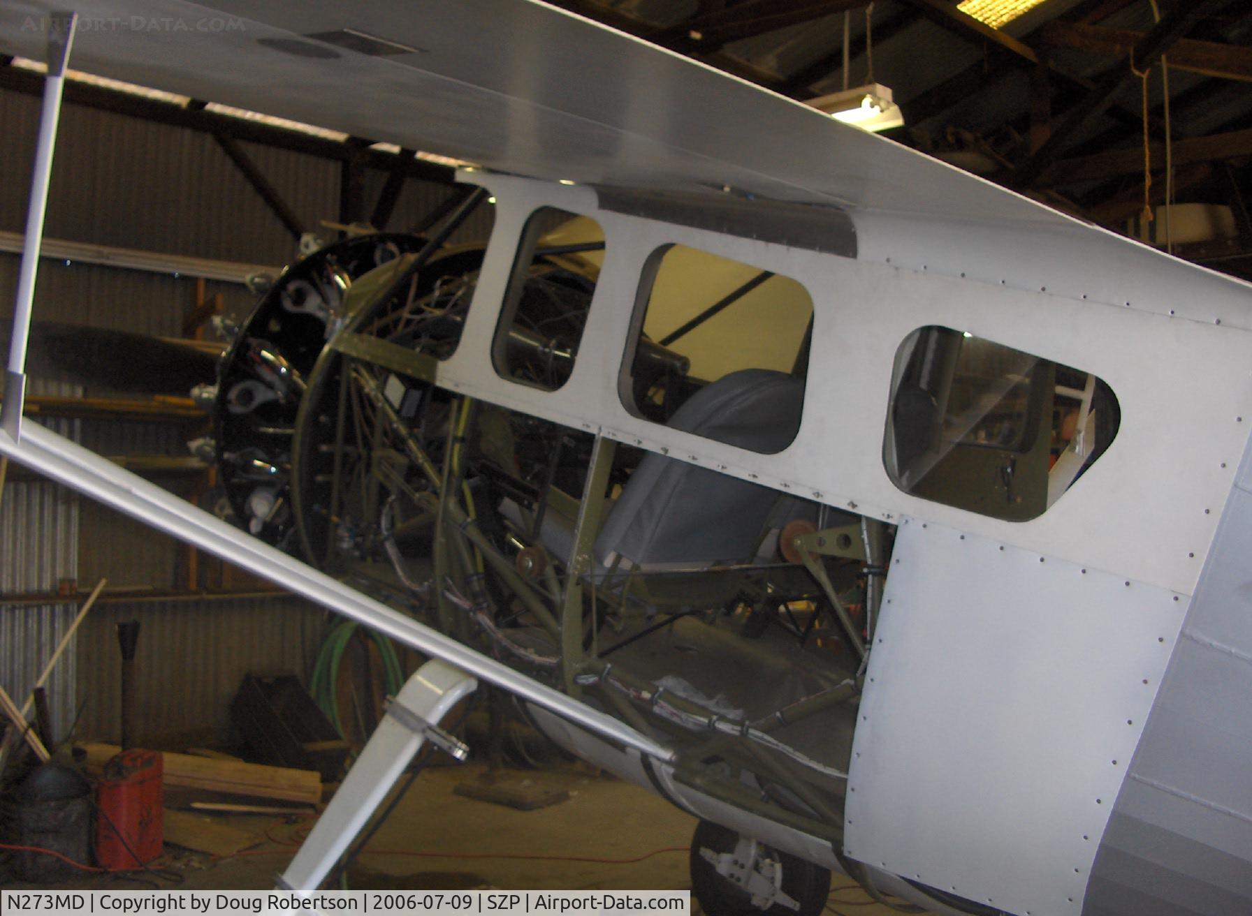 N273MD, 2008 Dickenson Howard DGA-21 (Replicate) C/N 001, Dickenson Howard DGA-21, left forward fuselage