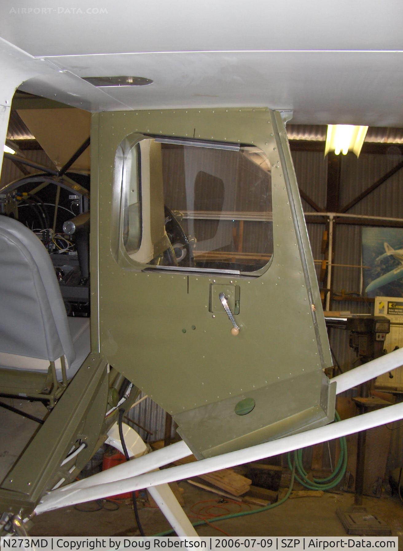 N273MD, 2008 Dickenson Howard DGA-21 (Replicate) C/N 001, Dickenson Howard DGA-21, door window winder, automotive style