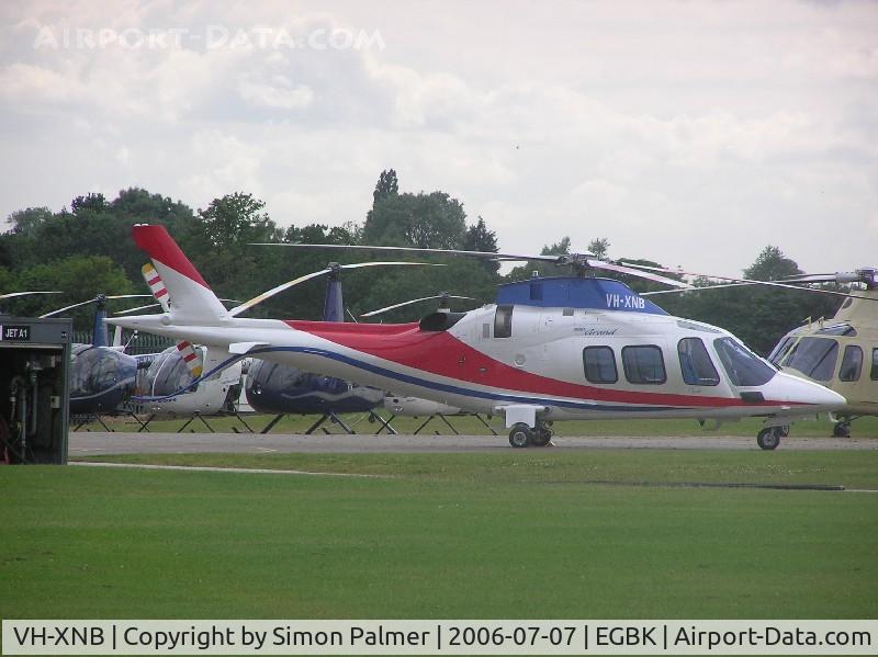 VH-XNB, 1990 Agusta A-109C C/N 7634, Agusta A109 Grand at Sywell
