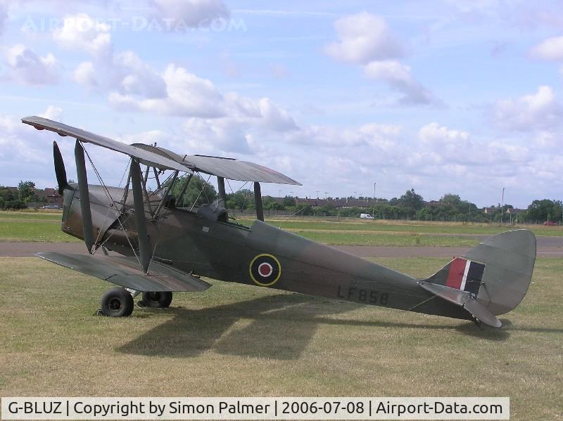 G-BLUZ, 1944 De Havilland DH.82B Queen Bee C/N 1435, DH82 Queen Bee painted as LF858 at Bicester