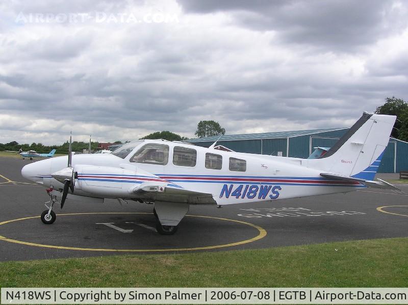 N418WS, 2000 Hawker Beechcraft Corp G58 Baron C/N TH-2254, Beech 58 Baron at Booker