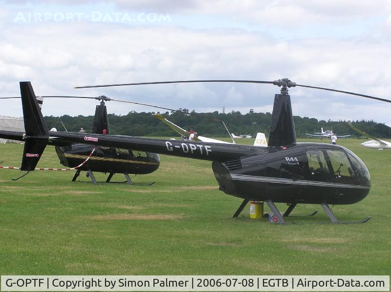 G-OPTF, 2003 Robinson R44 Raven II C/N 10235, Robinson R44 Raven at Booker