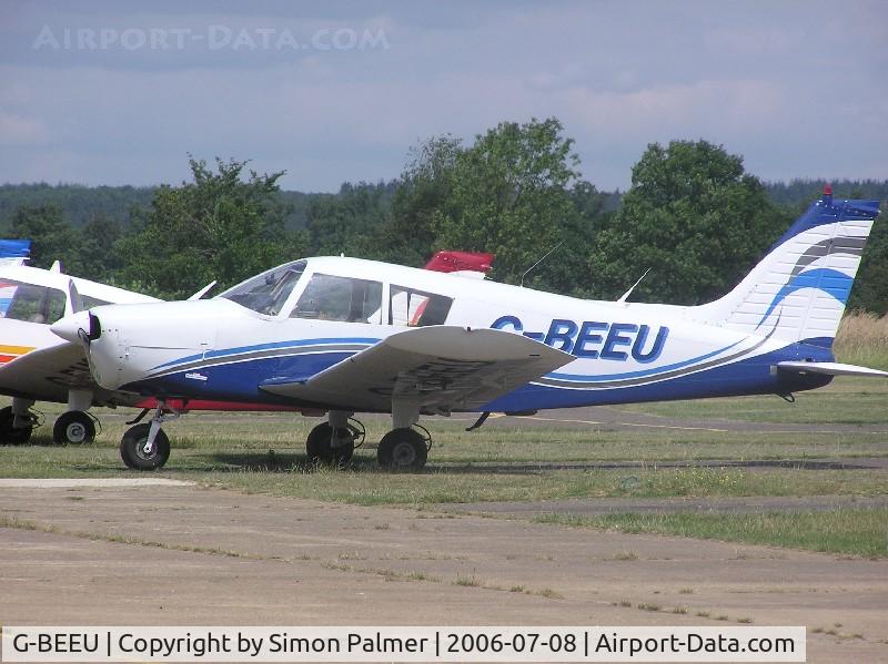 G-BEEU, 1973 Piper PA-28-140 Cherokee C/N 28-7325247, PA28 of North London FC at Panshanger