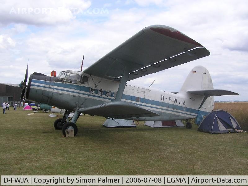 D-FWJA, Antonov AN-2T C/N 1G86-41, Antonov AN-2 at Fowlmere
