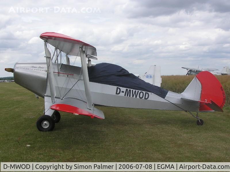 D-MWOD, Platzer Kiebitz C/N 206, Unidentified ultralight biplane