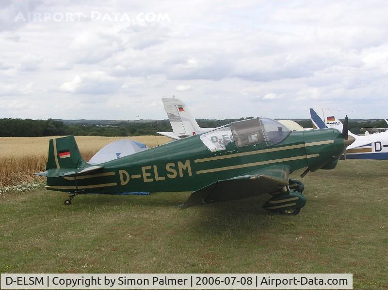 D-ELSM, 1957 Jodel D-117A Grand Tourisme C/N 839, Jodel at Fowlmere